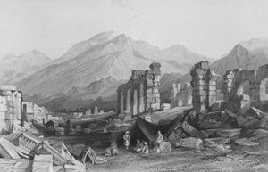Laodicée, une des sept églises, Asie Mineure - Thomas Allom